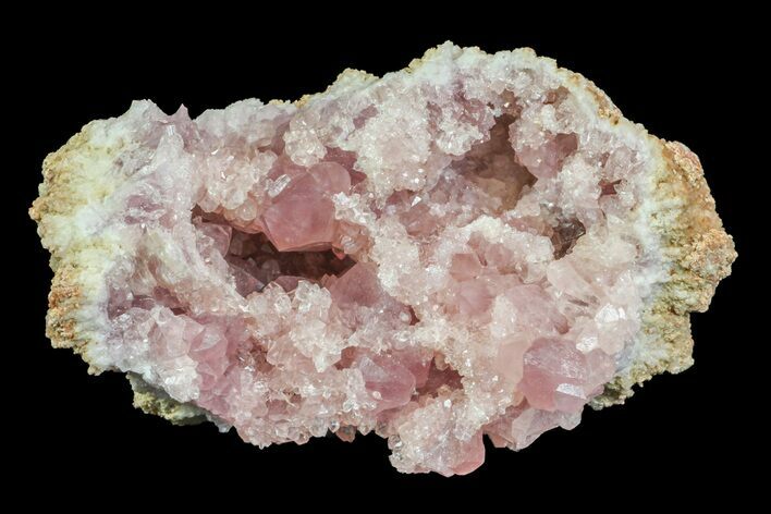 Pink Amethyst Geode Section - Argentina #113327